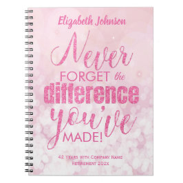 Caderno Espiral Cota de Reforma Personalizada Rosa