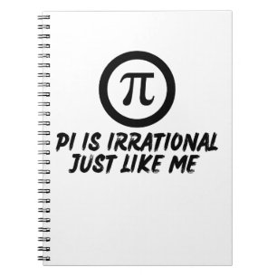 CADERNO ESPIRAL COTAS DO DIA PI PARA VIDA, AMANTES DE MATEMÁTICA,