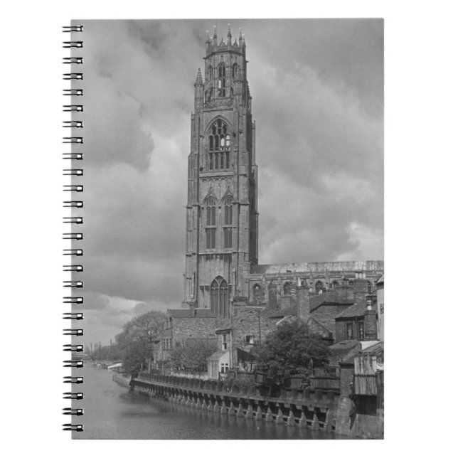 Caderno Espiral Coto de Boston e rio Welland, Lincolnshire (Frente)