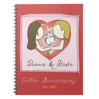 Caderno Espiral Cotton Aniversário