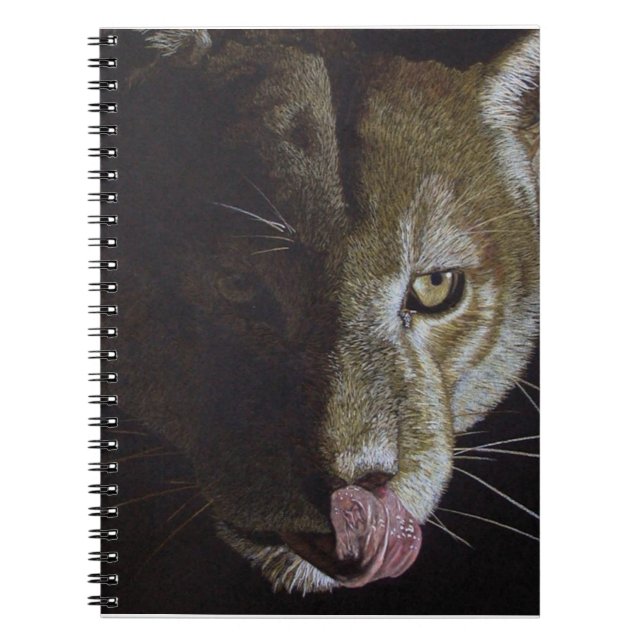 Caderno Espiral Cougar Night (Frente)