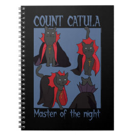Caderno Espiral Count Catula Master of the Night