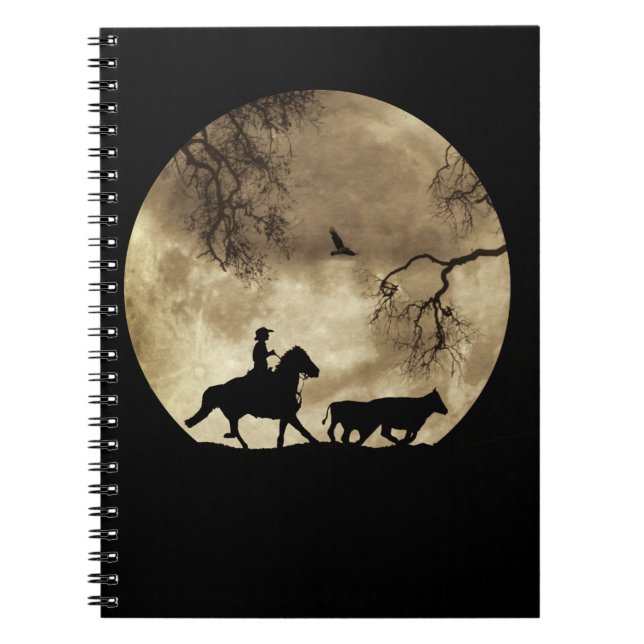 Caderno Espiral Country Western Cowboy (Frente)