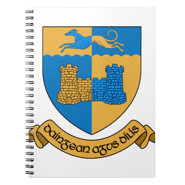 Caderno Espiral County Longford Irlanda (Frente)