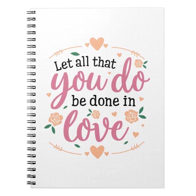 Caderno Espiral Couple Gift Let's All That You Do (Frente)