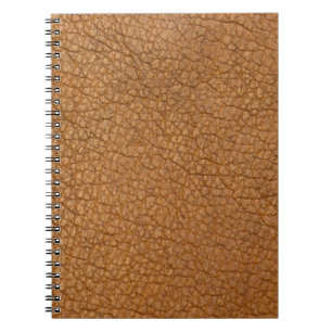 Caderno Espiral Couro castanho
