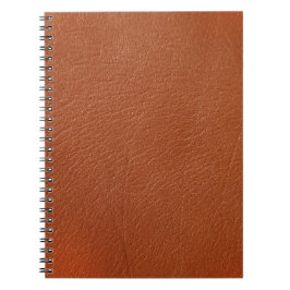 Caderno Espiral Couro castanho