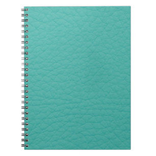 Caderno Espiral Couro feito sob encomenda na moda retro da cerceta