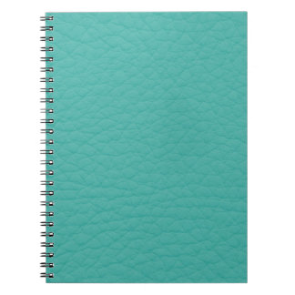 Caderno Espiral Couro feito sob encomenda na moda retro da cerceta