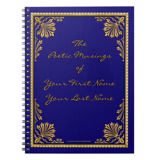 Caderno Espiral Couro Fundido (Personalizado) (Frente)