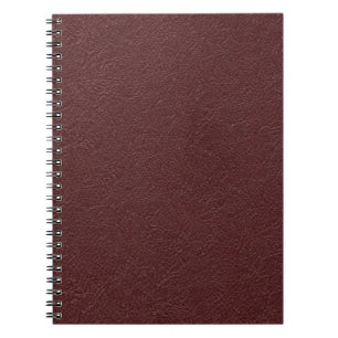 Caderno Espiral Couro marrom