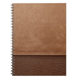 Caderno Espiral Couro picado: cinza, fundo preto.