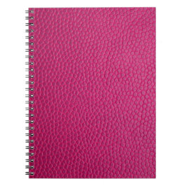 Caderno Espiral Couro rosado