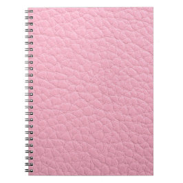 Caderno Espiral Couro rosado