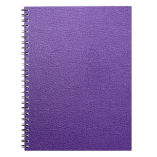Caderno Espiral Couro roxo