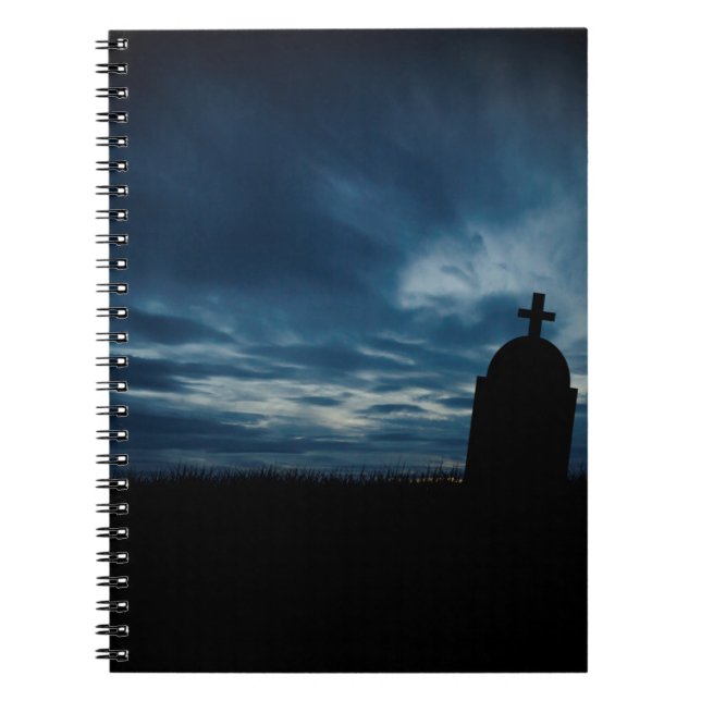 Caderno Espiral cova de Halloween (Frente)