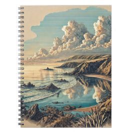 Caderno Espiral Cove oculta | Diário para notebook