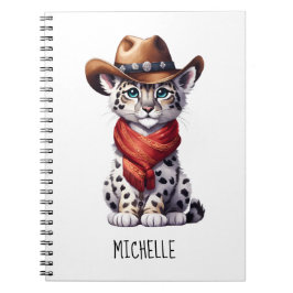 Caderno Espiral Cowboy Cowboy Neve Leopardo