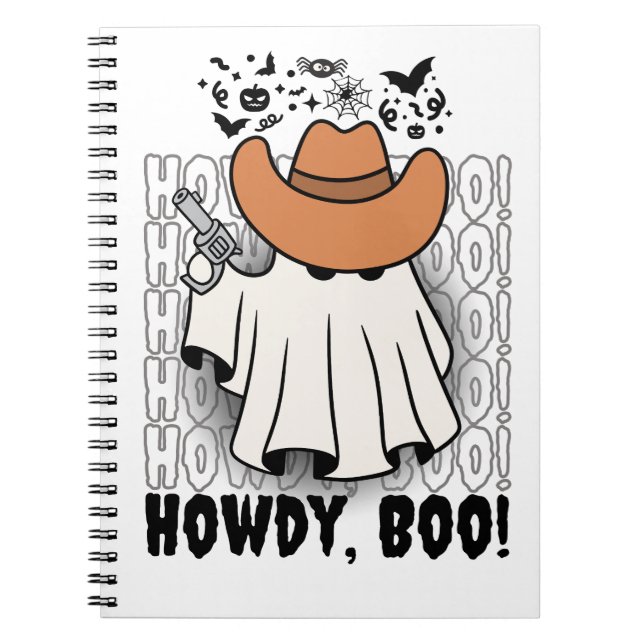 Caderno Espiral  Cowboy Ghost (Frente)