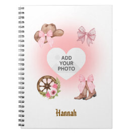 Caderno Espiral Cowgirl Birthday Notebook Gift