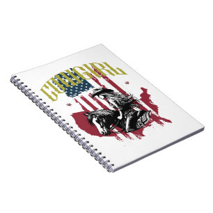 CADERNO ESPIRAL COWGIRL EUA