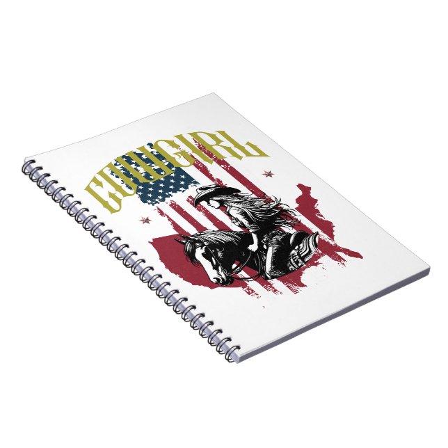 CADERNO ESPIRAL COWGIRL EUA (Lado Direito)