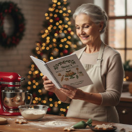 Caderno Espiral Cozinha de Natal da Nana — Receita de Férias Perso