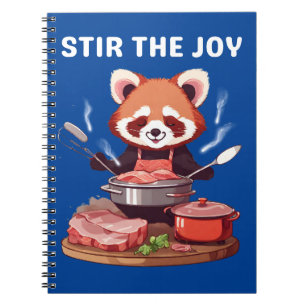 Caderno Espiral Cozinhar Mexer A Alegria