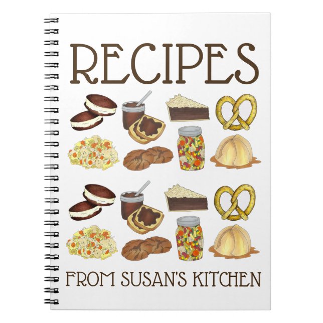 Caderno Espiral Cozinhar Personalizado Receita da PA da Pensilvâni (Frente)