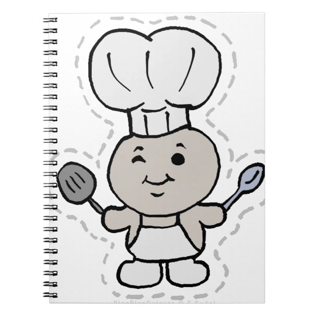 CADERNO ESPIRAL COZINHEIRO CHEFE (Frente)