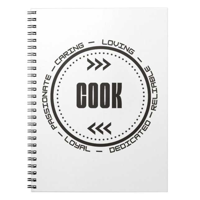 Caderno Espiral Cozinheiro Incrível (Frente)