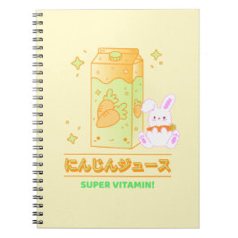 CADERNO ESPIRAL COZY BUNNY COM SUCO DE CARROÇARIA