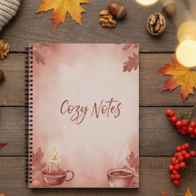 Caderno Espiral Cozy Notes" Vibrações de Outono De