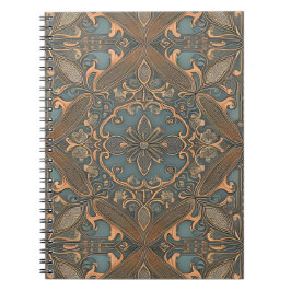 Caderno Espiral Cozy old pattern