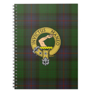 Caderno Espiral Crachá Armstrong Tartan e Clan