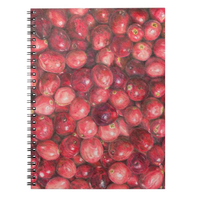 Caderno Espiral Cranberries Still Life (Frente)