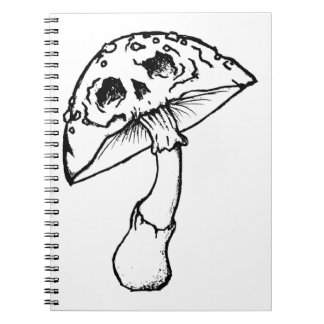 Caderno Espiral crânio