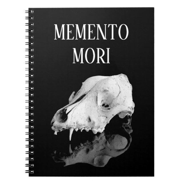 Caderno Espiral Crânio animal (Frente)