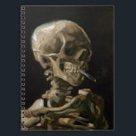 Caderno Espiral Crânio com cigarro queimado Vincent van Gogh Art<br><div class="desc">Vincent van Gogh (neerlandês, 1853-1890) Skull of a Skeleton with Burning Cigarette, 1885-86, Oil on canvas Unframed: 32 cm × 24, 5 cm (13 pol. × 9, 6 pol.) Trabalhos preparatórios de Vincent van Gogh. Essa pequena pintura faz parte da coleção permanente do Museu Van Gogh, em Amsterdã. Foi pintado...</div>