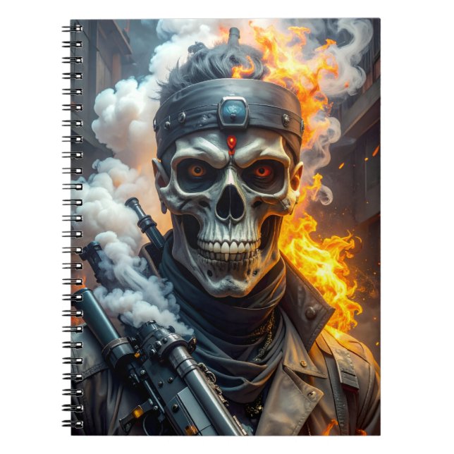 Caderno Espiral Crânio da Perdição (Frente)