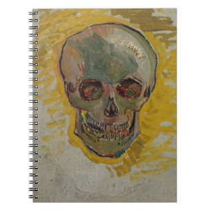 Caderno Espiral Crânio de Vincent Van Gogh