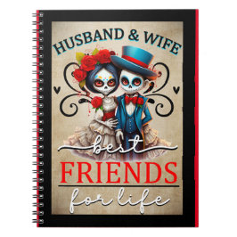 Caderno Espiral Crânio em Açúcar