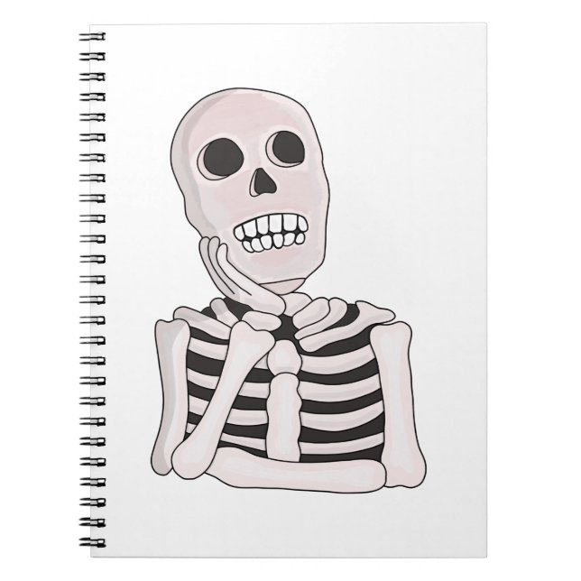 Caderno Espiral Crânio Profundo (Frente)