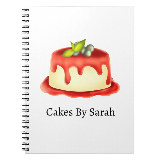 Caderno Espiral Creamy Panna Cotta (Frente)