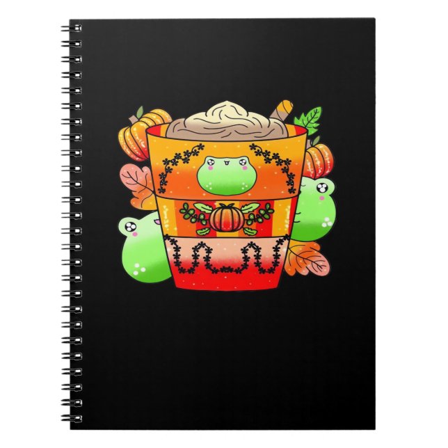 Caderno Espiral Creamy Pumpkin Spice Latte Season (Frente)