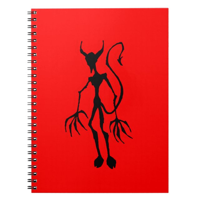 Caderno Espiral Creepy Devil Stick (Frente)