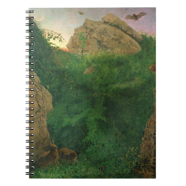 Caderno Espiral Crepúsculo (óleo) (Frente)