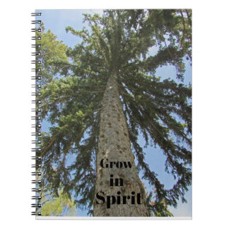 Caderno Espiral Cresça em Espírito Natureza Reflexão & Fé Inspirad
