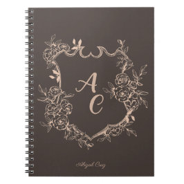 Caderno Espiral Crest emblem personalizado