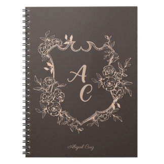 Caderno Espiral Crest emblem personalizado
